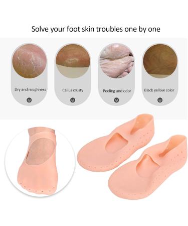 Silicone Moisturizing Socks | Anti-Split Foot Care | Unisex Silicone Socks for Crack Protection - Buy Online on SooperMarket.com