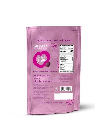 Valesco OLive 2 Snack Pitted Olives Variety Pack 6 Flavors 3 oz (12 Pouches) - Buy Online on SooperMarket.com