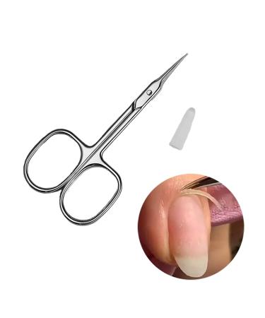 Cuticle Scissors Stainless Steel Small Manicure Scissors Nail Scissors for Women Professional Nail Scissors for Trimming Eyebrows Nose Hair Finger & Toe Nail Care