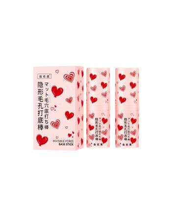 2023 New Magical Pore Eraser Waterproof Face Primer Stick Invisible Pore Primer Stick  Poreless Make Up Primer Blur Stick Primer for Face  Matte Priming Makeup Blur Stick  Hydrating Primer Face Shimmer Stick(2PC)