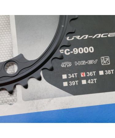SHIMANO Dura-Ace 9000 Chainring Black 38 - High Performance Cycling Component - Buy Online on SooperMarket.com