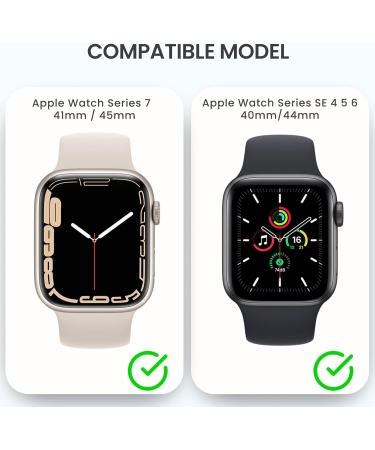  2 in 1 Goton for Waterproof Apple Watch Screen Protector 44mm Case SE Series 6 5 4 360 Protective PC Face Cover Built-in Tempered Glass Front & Back Bumper for iWatch 6 5 4 SE 2022 Accessories Black 44mm - Buy Online on SooperMarket.com
