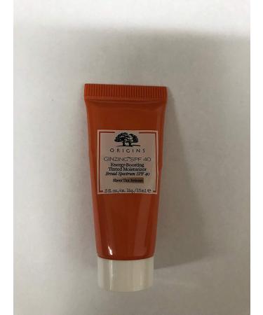 Origins GinZing SPF 40 Energy-Boosting Tinted Moisturizer Travel Size 0.5 oz Unboxed