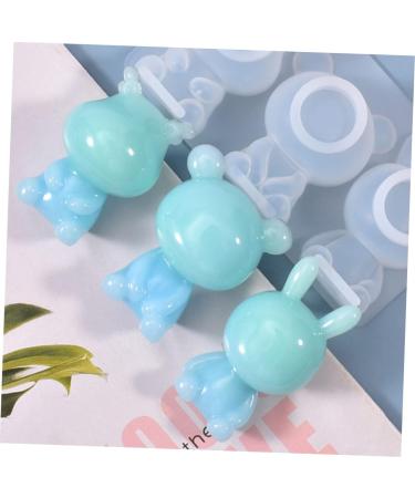 MAGICLULU Silicone Animals 2pcs Coaster Bear Mold Dessert Cake Adorable Pendants Crystal Baking Resin Earring DIY Cartoon Doll 11.5X6.3X2.4CM White - Buy Online on SooperMarket.com