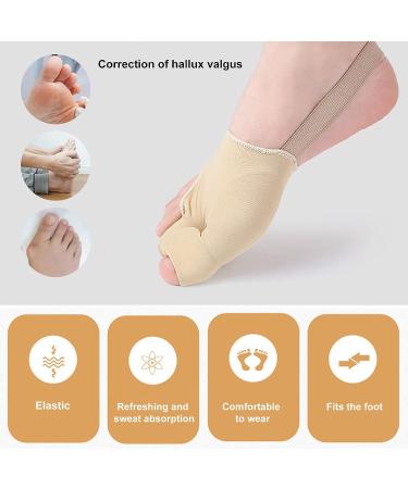Bunion Corrector Toe Separator for Hallux Valgus Support | Soft Elastic Nylon Material | Day & Night Relief | Small Size - Buy Online on SooperMarket.com
