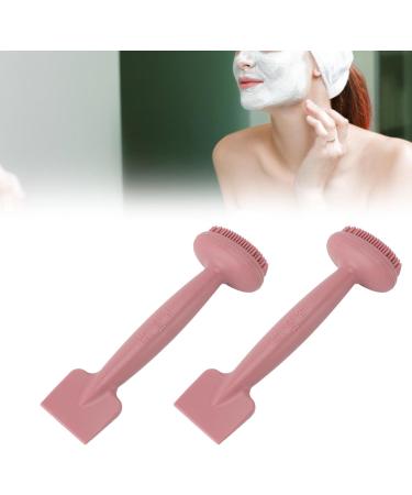 2Pcs Face Mask Brush 2Pcs Face Mask Brush Silicone Facial Cleansing Brush Scraper Tool Cleaning for Beauty Salon Apply Mud Mask (Pink) - Buy Online on SooperMarket.com