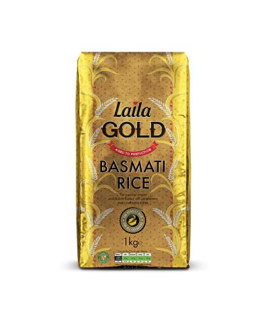 LAILA Gold Basmati Rice(Brick Pack) 10x1Kg White