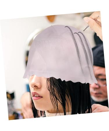 Mikinona Silicone Highlighter Cap Hair Dyeing Hat for Salon Hair Dyeing Caps Hair Highlighting Hat Dyeing Color Cap Dyeing Color Tool Silicone Hair Salon Cap Silicone Highlight Hat Dye Caps - Buy Online on SooperMarket.com