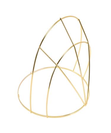 KESYOO Chinese Traditional Headdress Accessory Hair Headwear Hanfu Ancient Making Frame Crown 17x14cm Golden