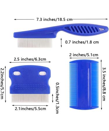 Cat Dog Flea Comb Tsathoggua 9 Pieces Flea Comb For Dogs Cats Flea Stain Remover Comb Flea & Tick Combs for Cats Dogs Flea Comb Set Remove Float Hair Tear Marks Lice - Buy Online on SooperMarket.com