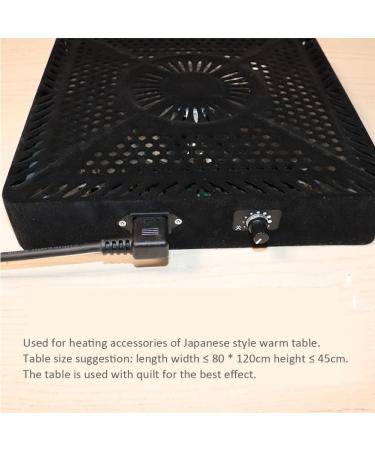 ZCBYBT Under Counter Heater 350W - Portable Kotatsu Halogen Tube Heater & Foot Warmer Accessories for Cozy Warmth - Buy Online on SooperMarket.com