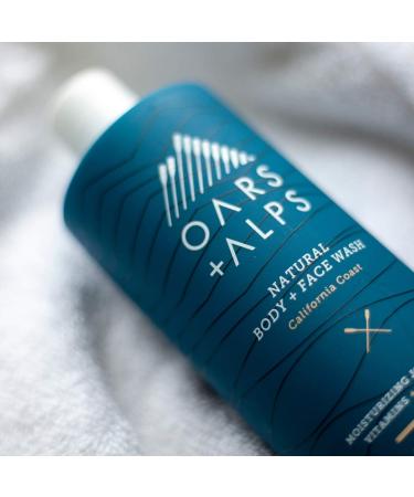 Oars + Alps Men's Body Wash - Hydrating Vegan Skincare with Aloe Vera and Jojoba Oil - California Coast - 1 Pack - Buy Online on SooperMarket.com