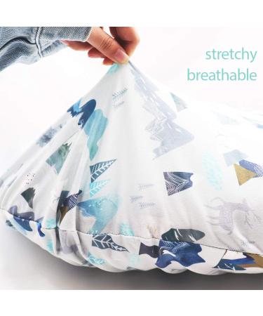 Snug Fitted Mountain Lounger Cover for Newborn Boys and Girls - Super Soft Removable Slipcover - Buy Online on SooperMarket.com