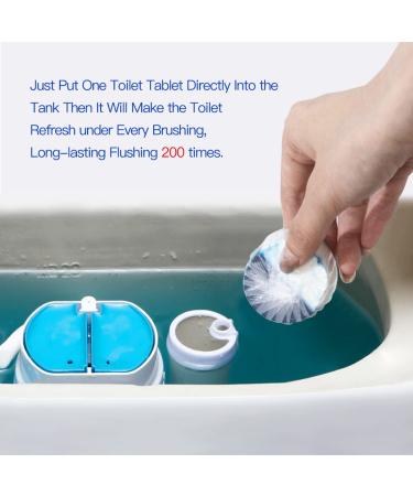 KIISSIISO Automatic Toilet Bowl Cleaner Tablets - 28 Pack Ultra Clean Toilet Tablets (Blue and White) - Buy Online on SooperMarket.com