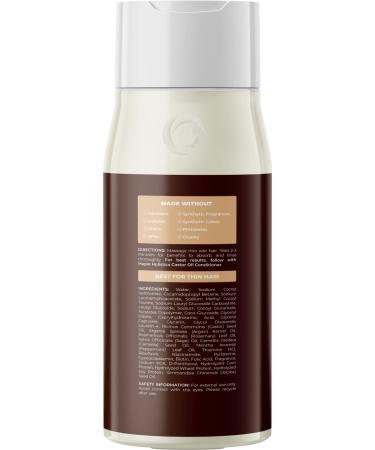 Jamaican Black Castor Oil Biotin Shampoo for Thinning Hair - Extra Volumizing Formula with Rosemary, Keratin, and Argan Oil - Sulfate-Free Moisturizer for Fuller Hair - 10 Fl Oz (Pack of 1) - Buy Online on SooperMarket.com