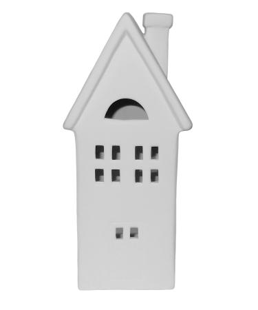 Tall Townhouse Candle Votive Lantern - Paint Your Own Ceramic Keepsake
