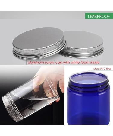 Buy Tianzd 12-Piece 20ml Transparent Plastic Cream Cans with Silver Lids & 6 Spatulas - Ideal Cosmetic Containers for International Shipping - Buy Online on SooperMarket.com
