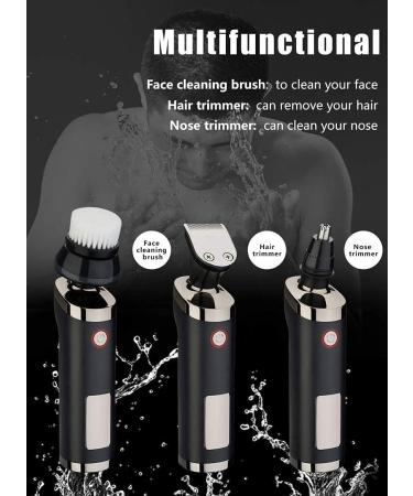 Electric Razor for Men - 3 in 1 Wet & Dry Bald Head Shaver | Cordless Rechargeable Grooming Kit with LED Display - Buy Online on SooperMarket.com