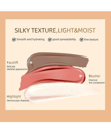 Liquid Contour Beauty Wand - Highlighter & Bronzer Stick - Long Lasting & Smooth - Easy to Apply & Blend - Waterproof (01) - Buy Online on SooperMarket.com