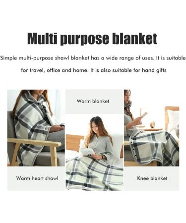 Topincn Heating Ceiling Wrap & Flannel Plush Scarf - Cozy Decorative Thick Heating Blanket for Sofa | Warm & Comfortable Home Essentials - Buy Online on SooperMarket.com