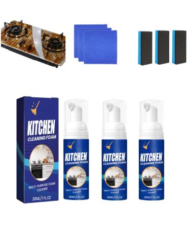 All-Purpose Kitchen Cleaning Foam Japanese Multi-Purpose Cleaning Spray Kitchen Oil Stain Cleaning Foam Multi-Purpose Oil Stain Removal Cleaning Spray Multi-Purpose Foam Cleaner