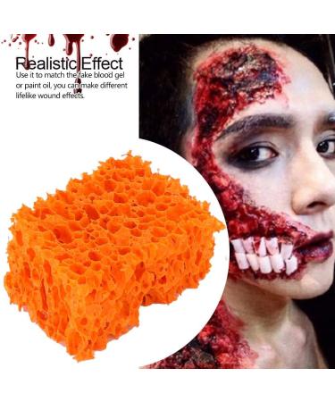 Verdant Touch Makeup Wound Sponge FX Blood Scar Stubble Effect Wound Makeup Stipple Sponge for Halloween Xmas (Large Hole) - Buy Online on SooperMarket.com
