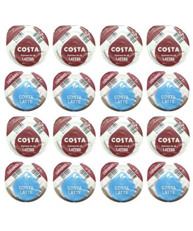 Tassimo Costa Latte T-Discs Coffee & Milk Pods 30 Drinks/ 60 T-Discs - SOLD LOOSE