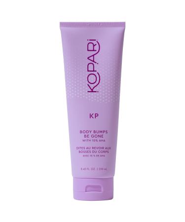 Kopari KP Body Bumps Be Gone Exfoliating Body Scrub with 10% AHA, to Smooth Skin, Reduce Bumps, Decongest Pores, Clarifying, Gently Exfoliate & Wash | 8.45 fl oz Tube
