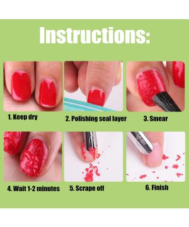 Magic Gel Nail Remover - 15ML (Pack of 5) | Soak Off Quickly & Easily for Clean Manicure - Buy Online on SooperMarket.com