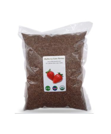 Brown Flax Seed 5 Pounds (Flaxseed) Whole, Raw, USDA Certified Organic, Non-GMO, Product of USA