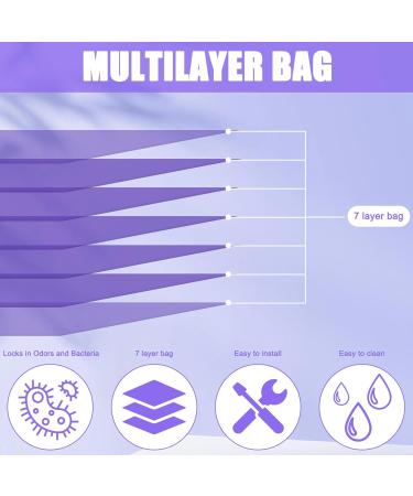 10 Pack Refill Film Compatible with Tommee Tippee Spross & Littycat - Perfect for Eco-Friendly Waste Disposal - Buy Online on SooperMarket.com