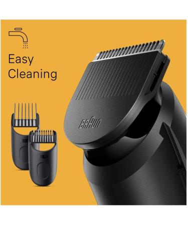 Braun Beard Trimmer Series 3 3410 Electric Beard Trimmer for Men Incl. Ultra-Sharp Blade 40 Length Settings Styling Tools Rechargeable 50-min Cordless Runtime & Washable Black BT3410 - Buy Online on SooperMarket.com