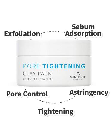 Buy The Skin House Pore Tightening Mud Pack (100ml) | Minimize Blackheads & Control Oil | Pore-Cleansing Tonmask for a Radiant Face - International Shipping Available - Buy Online on SooperMarket.com