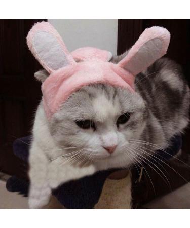 Bro'Bear Bunny Rabbit Hat with Ears for Cats & Small Dogs Party Costume Accessory Headwear (Pink Bunny  Small) - Buy Online on SooperMarket.com