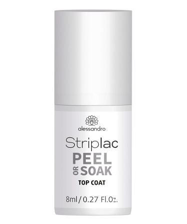 Alessandro Striplac Peel or Soak Whitener & Top Coat - 8ml LED Nail Polish for French Nails | International Shipping - Buy Online on SooperMarket.com
