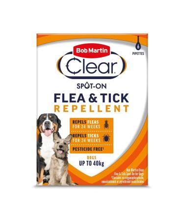 Bob Martin Clear Flea and Tick Spot on for Dogs