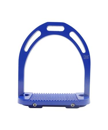 AK Aluminum Stirrups with Coated Colors (11.9 cm Blue) 4.75 INCHES blue