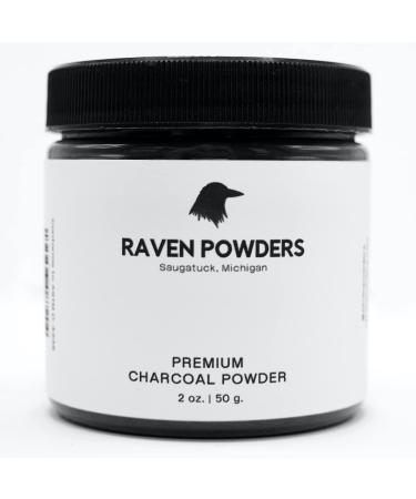 Raven Powders Premium Charcoal Powder for Drawing and Art