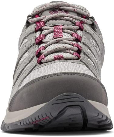Columbia Redmond III WP Women's Waterproof Hiking Shoes - EU Size 38 - Ti Titanium & Red Onion - Buy Online on SooperMarket.com