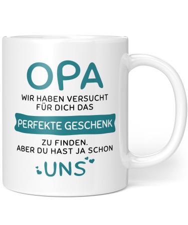 Gift ideas grandpa - the perfect gift but you have - gifts for grandpa - grandpa cup - grandpa grandson gift birthday (grandpa gift - us - green) - ceramic 330ml