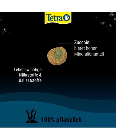 Tetra Pleco Veggie Wafers - Mineral-Rich Fish Feed for Herbivorous Soil Fish - 250 ml Can (105 g) - Improves Vitality - Buy Online on SooperMarket.com