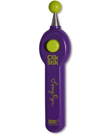 Karen Pryor Clicker Training Clik Stik - Terry Ryan Pet Training Tool (Purple) | International Shipping Available - Buy Online on SooperMarket.com