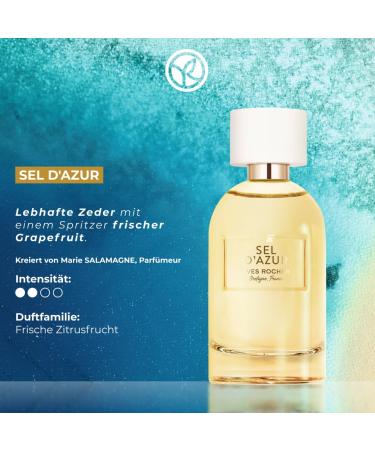 Yves Rocher Sel d'Azur Eau de Parfum Women s Citrusy Scent Reminiscent of Blue Skies and the Sea 1.01 fl. oz - Buy Online on SooperMarket.com