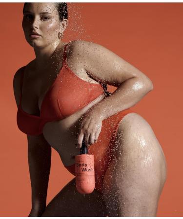 Frank Body Clearing Body Wash - Vegan Cruelty-Free | Salicylic Acid for Clear Skin | Mandarin & Cedarwood Scent | 360mL - Buy Online on SooperMarket.com