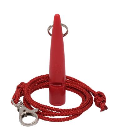 Acme 211.5 Dog Whistle - Red with lanyard Carmin red.