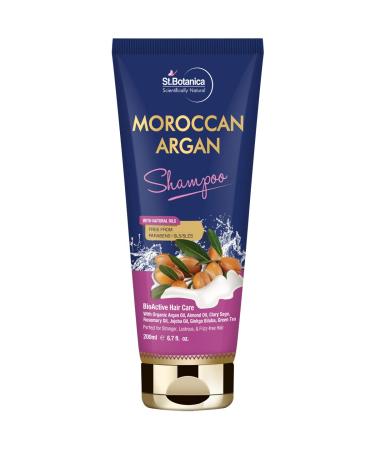 StBotanica Moroccan Argan Hair Shampoo With Organic Argan Oil - 200ml - No Parabens SLS/SLES