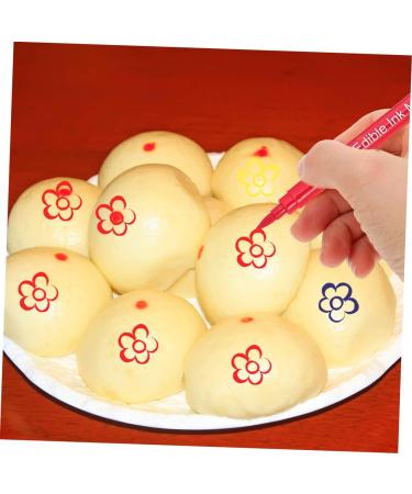 HOMSFOU 8 Pcs Baking Pen Cake Diy Draw Tools Edible Food Markers Cakes Frosting Pen Journal Planner Pen Paint Pen Biscuit Markers Pen Cake Icing Pens Chocolate Double Head Plastic - Buy Online on SooperMarket.com