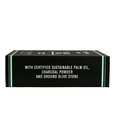 Black Oak Exfoliating Bar Soap for Men - Natural Deep Cleansing & Exfoliation with Charcoal Powder and Olive Stone - 6 oz Vegan Soap Bar - Buy Online on SooperMarket.com