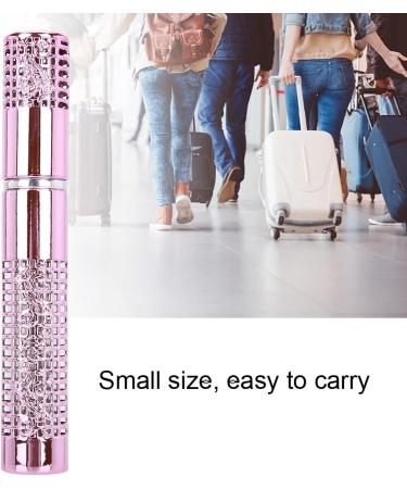Verdant Touch Empty Perfume Bottle 5ml Empty Perfume Spray Bottle Refillable Essential Oil Travel Portable Atomizer Pink - Buy Online on SooperMarket.com