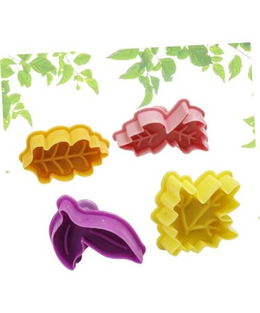 4 Pcs Leaves Cake Mold Cookie Mold Baking Mold Earphone Case Pirate Flag Banners Animal Tissue Holder for Car Dollhouse Miniature Bowl Prisms for Science Three-Dimensional 3D Leaf - Buy Online on SooperMarket.com